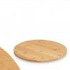 Tábua Servir Bambu Giratória Redonda 35cm Tábua Servir Bambu Giratória Redonda 35cm