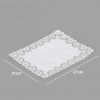 Naperon Papel Retangular Branco 26X37cm Pack 7