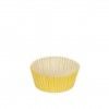 Forma Queque Amarelo 4X2.5cm Pack 75
