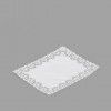 Naperon Papel Retangular Branco 26X37cm Pack 7