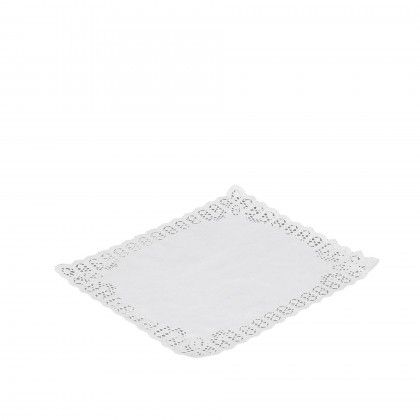 Naperon Papel Retangular Branco 34X41cm Pack 5