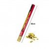 Tubo Confetis Dourado 50cm