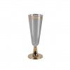 Copo Flute Plstico Reutilizvel Dourado 150ml 5.5X6X16.4cm Pack 3