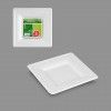 Prato Biodegradvel Cana Aucar Quadrado 20X20cm Pack 5