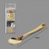 Colher Plstico Reutilizvel Dourado 17cm Pack 6