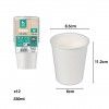 Copo Carto Branco 330ml 8.5X6X11.2cm Pack 12