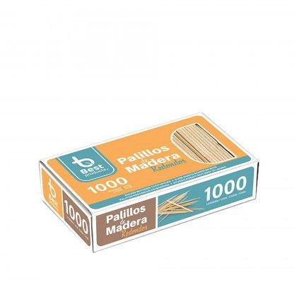 Palito Madeira Redondo 6.5cm Pack 1000