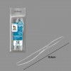 Faca Plstico Reutilizvel Incolor 19.6cm Pack 12