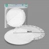 Naperon Papel com Bandeja Redondo Branco 35cm