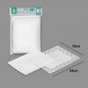 Naperon Papel com Bandeja Retangular Branco 18X24cm Pack 3