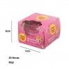 Vela Vidro Chupa Chups Morango / Nata 20 Horas 85gr 7X6cm