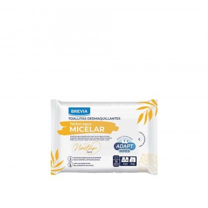 Toalhitas Desmaquilhantes Brevia �gua Micelar Pack 15