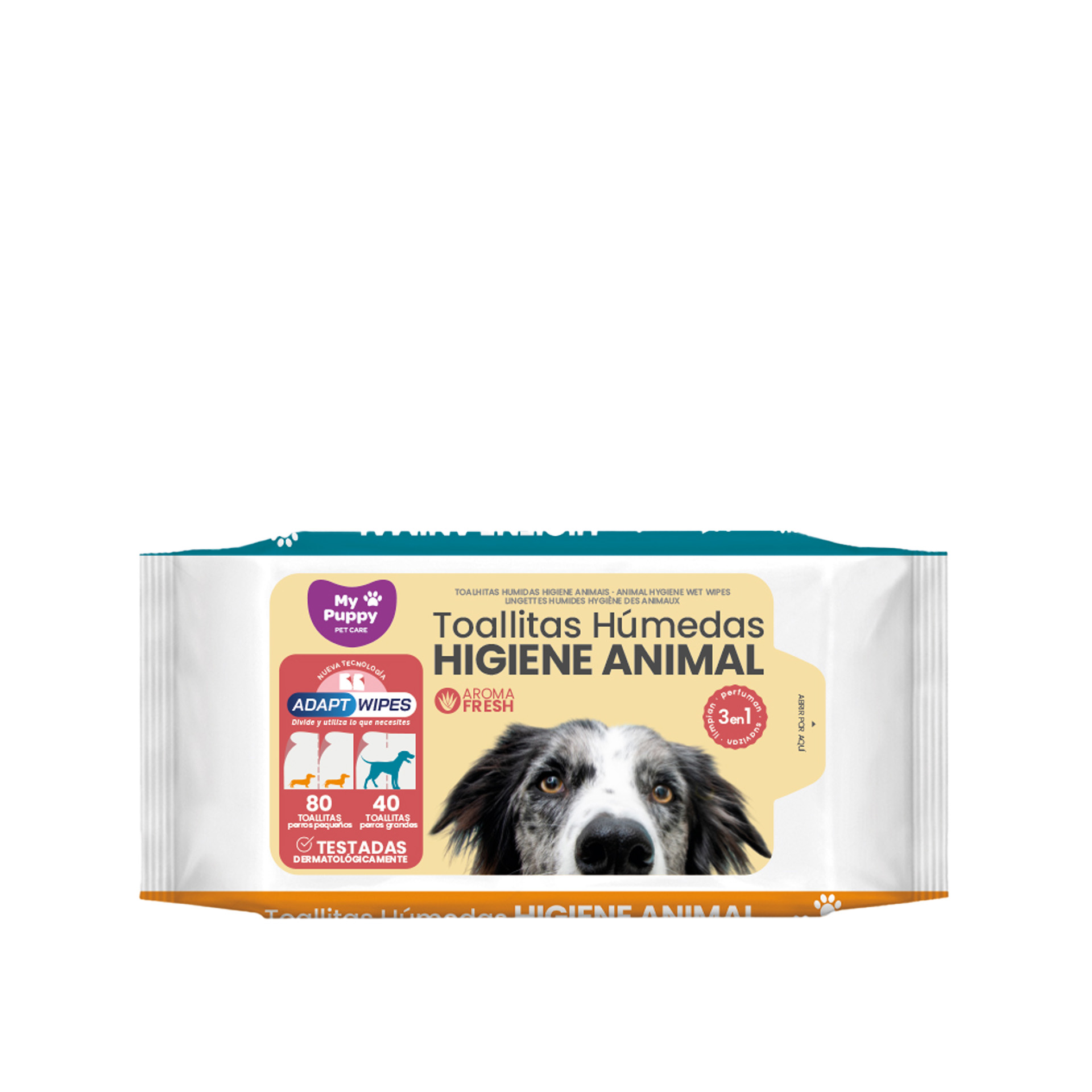 Toalhitas My Puppy Animais Pack 40
