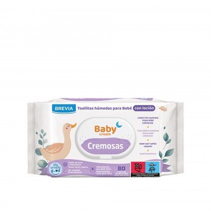 Toalhitas Bebé Babycream Cremosas Pack 80 Toalhitas Bebé Babycream Cremosas Pack 80