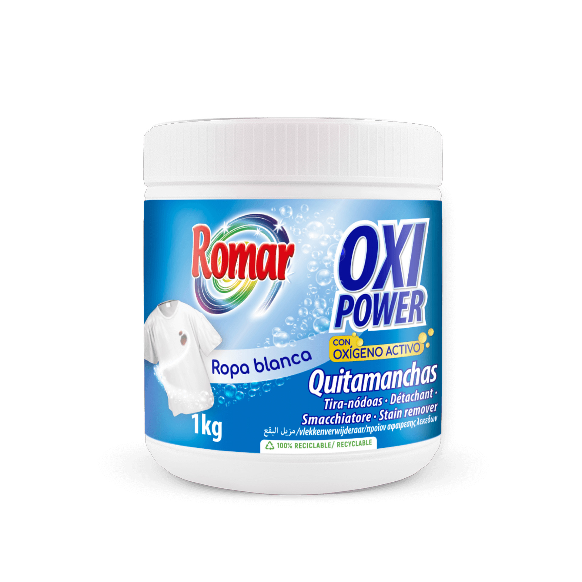 Tira Nódoas Romar Oxipower Roupa Branca 1kg