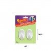 Cabide Adesivo Plstico Branco 5cm Pack 2