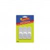 Cabide Adesivo Plstico Branco Pack 3
