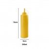 Frasco Molhos Plstico com Tampa 250ml 5X19cm