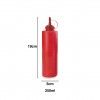Frasco Molhos Plstico com Tampa 250ml 5X19cm