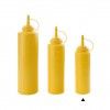 Frasco Molhos Plstico com Tampa 250ml 5X19cm