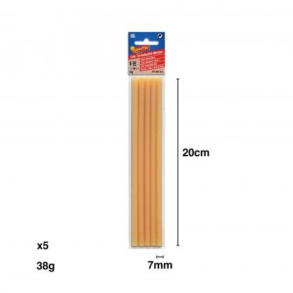 Cola Quente Supertite para Pistola Madeira 38gr 7mmx20cm Pack 5