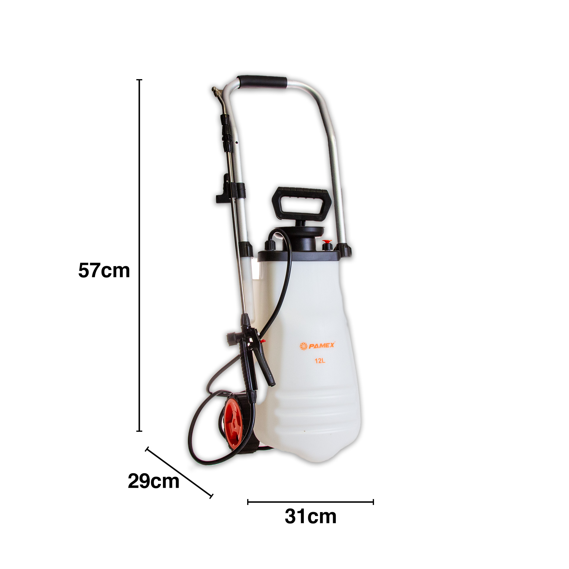 Pulverizador com Rodas 12l 31X29X57cm