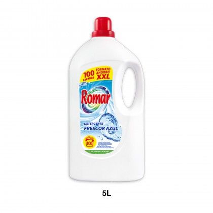 Detergente Lquido Romar Xxl Frescor Azul 5000ml