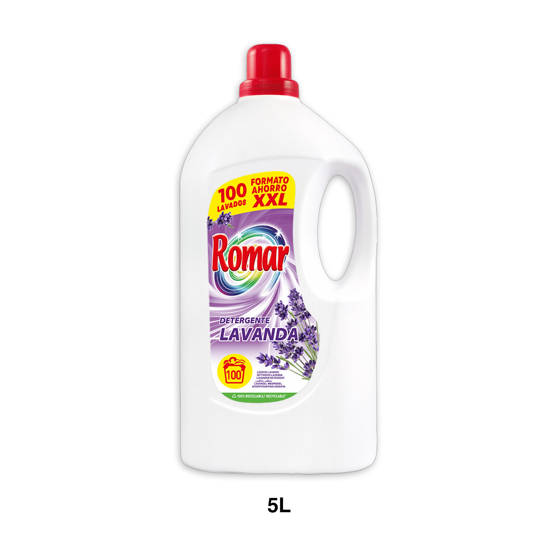 Detergente Líquido Romar Xxl Lavanda 5000ml