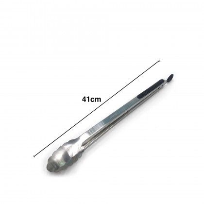 Pinça Churrasco Inox 41cm Pinça Churrasco Inox 41cm