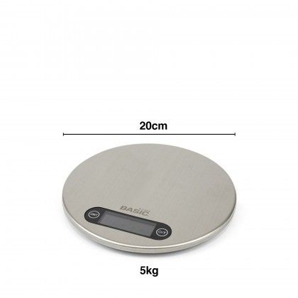 Balana Cozinha Digital Redonda 5kg 20X2.1cm