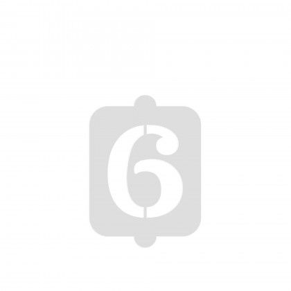 Molde Número para Bolo N.6 12X16.4cm Molde Número para Bolo N.6 12X16.4cm