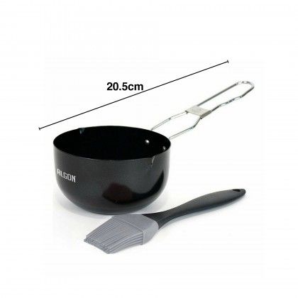 Taça Plástica com Pincel Barbecue 20.5cm Taça Plástica com Pincel Barbecue 20.5cm