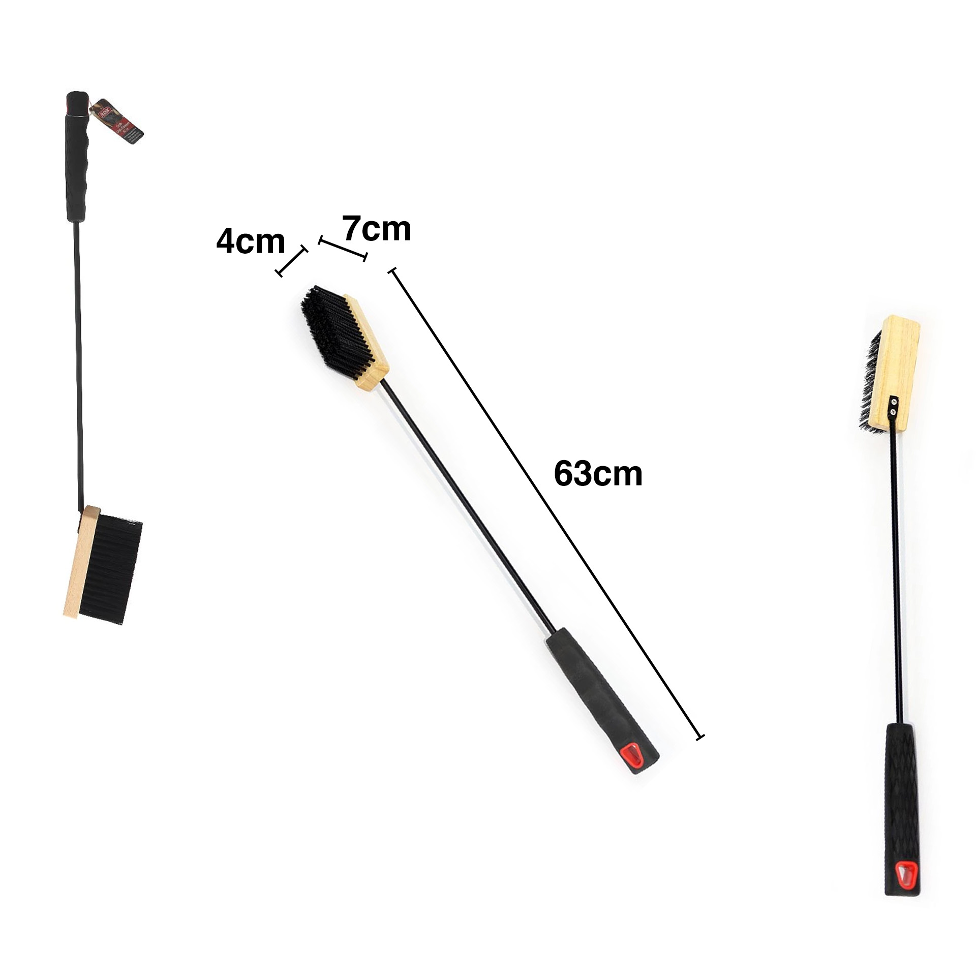 Escova Limpa Chaminé 63X7X4cm