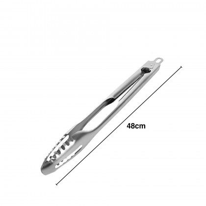 Pinça Churrasco Inox 48cm Pinça Churrasco Inox 48cm