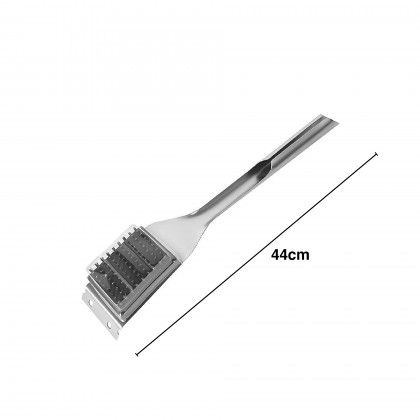 Escova Limpa Churrasqueira Inox 44cm Escova Limpa Churrasqueira Inox 44cm