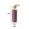 Garrafa gua Vidro / Silicone 400ml 6X20cm