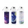 Garrafa gua Vidro com Capa 600ml 7X25cm