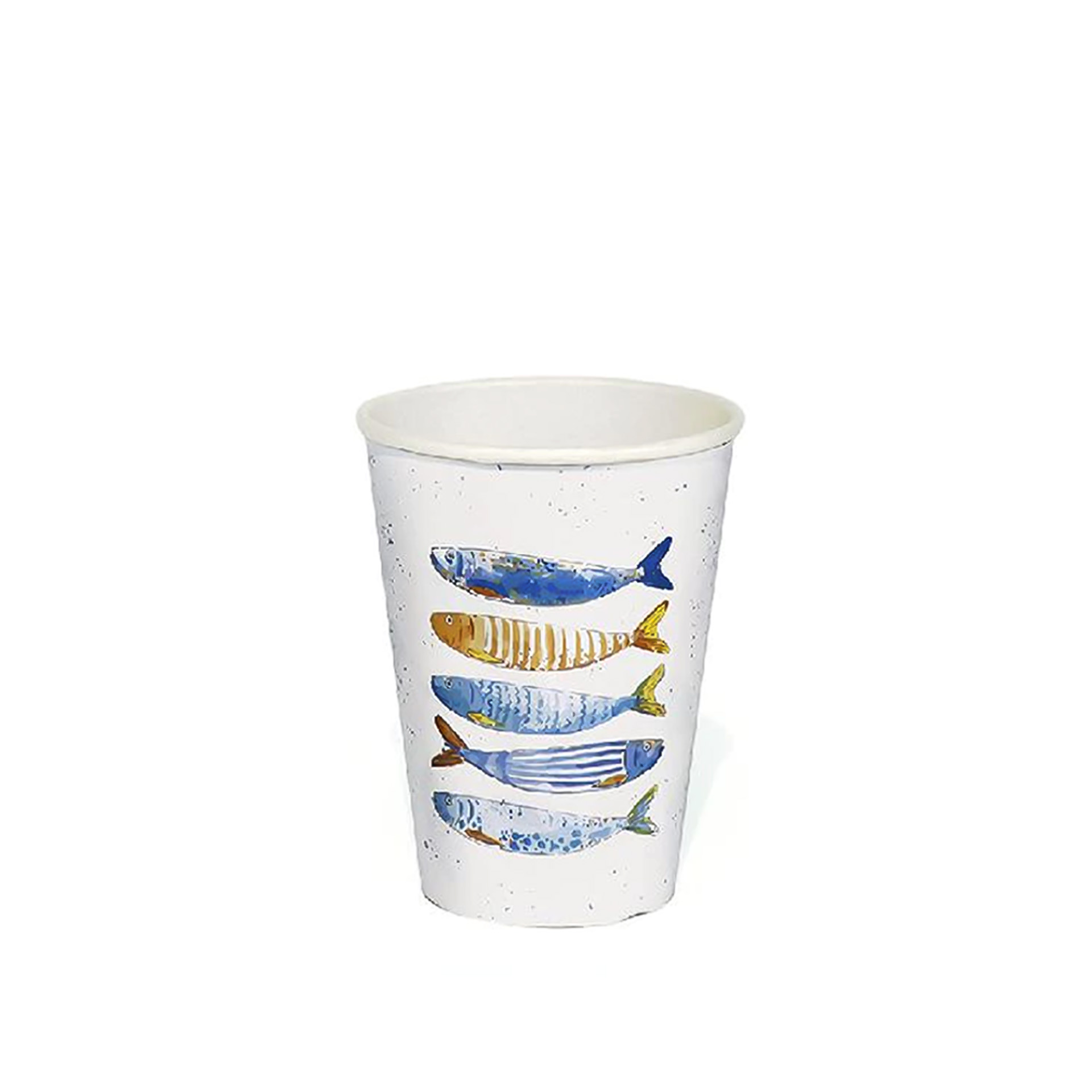 Copo Cartão Peixe Redondo 330ml Pack 8
