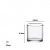 Copo Shot Micy 50ml 4.5X4.5cm Pack 4
