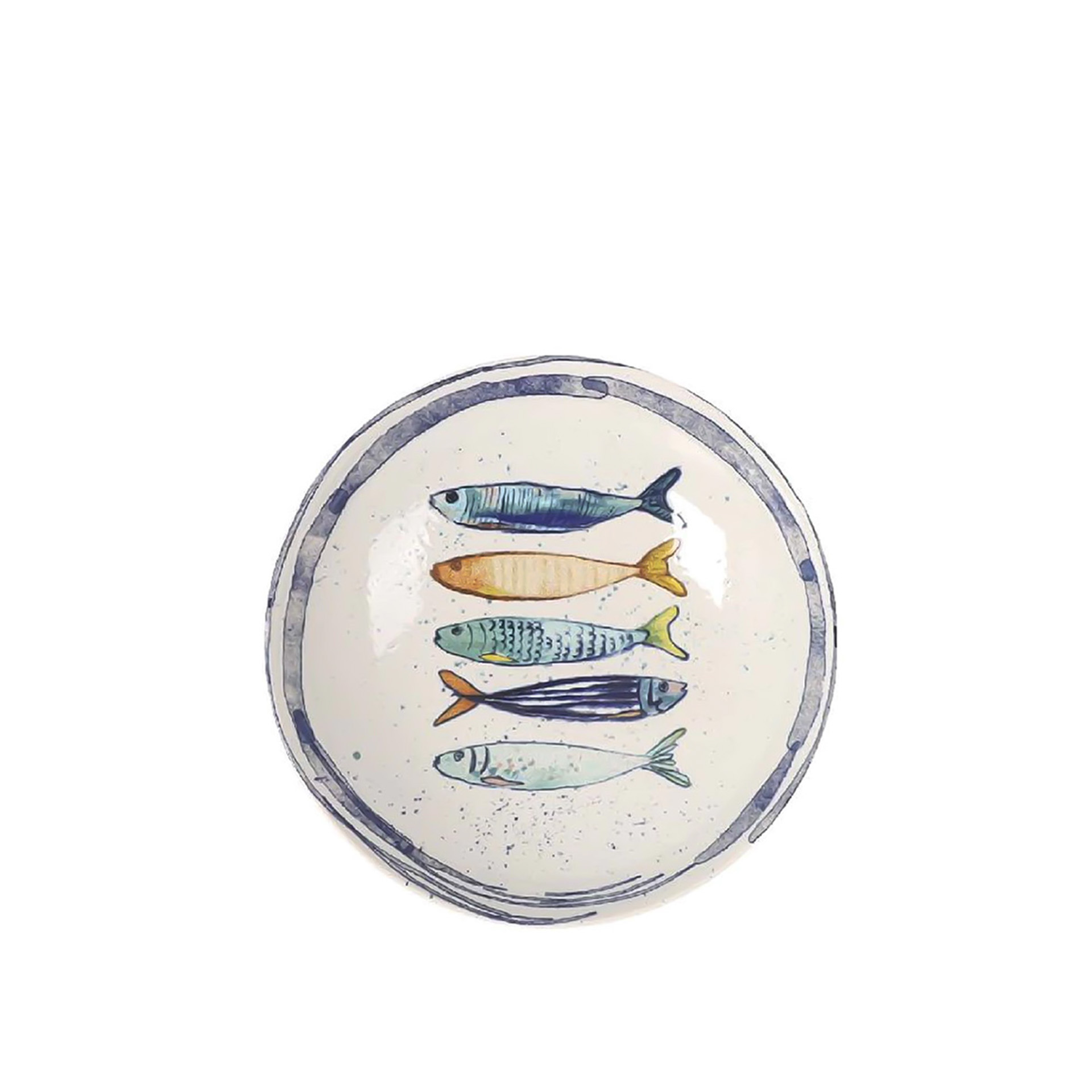 Taça Cerâmica Peixe Redondo 16cm