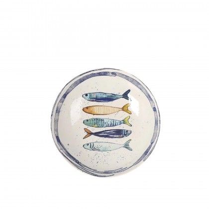 Taa Cermica Peixe Redondo 16cm