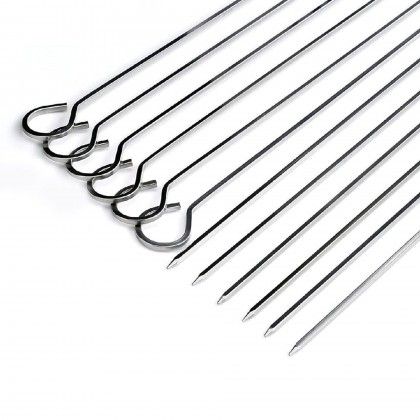 Espeto Churrasco Inox 27cm Pack 6
