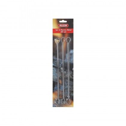 Espeto Churrasco Inox 27cm Pack 6