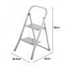 Escadote Dobrvel 2 Degraus 46.5X55X82cm