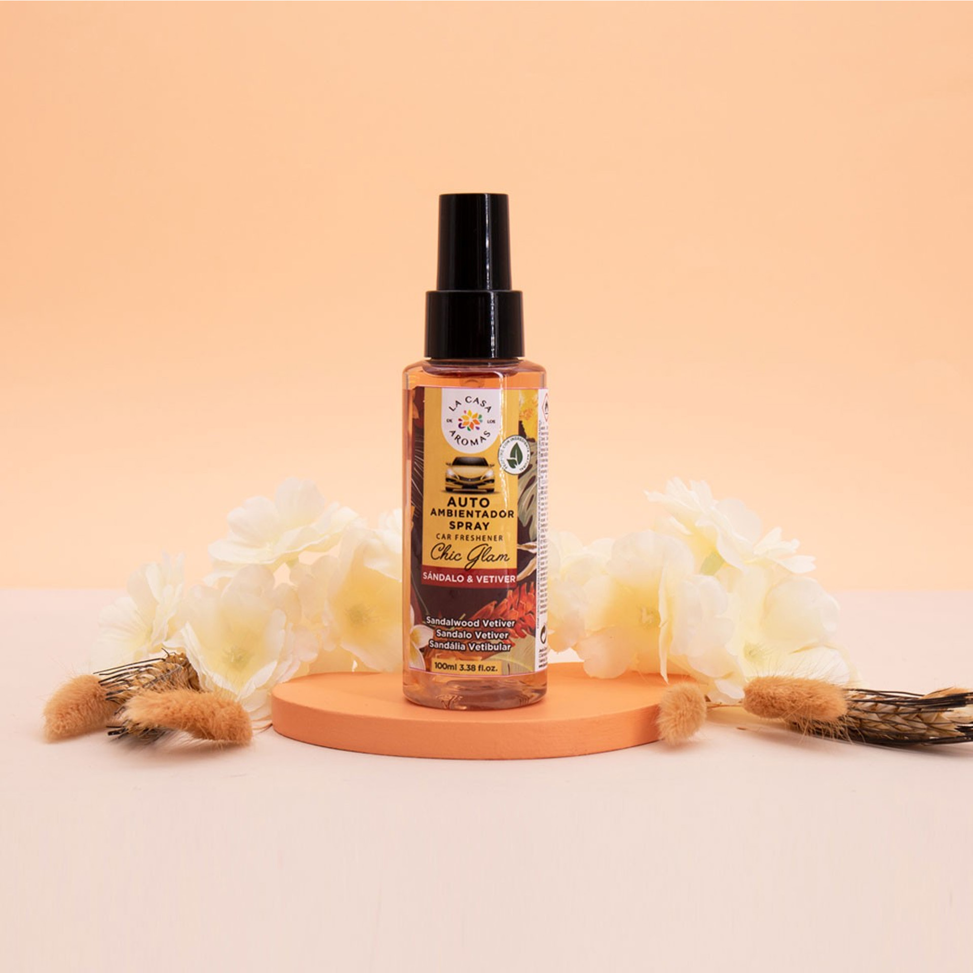 Ambientador Carro Spray Sândalo 100ml