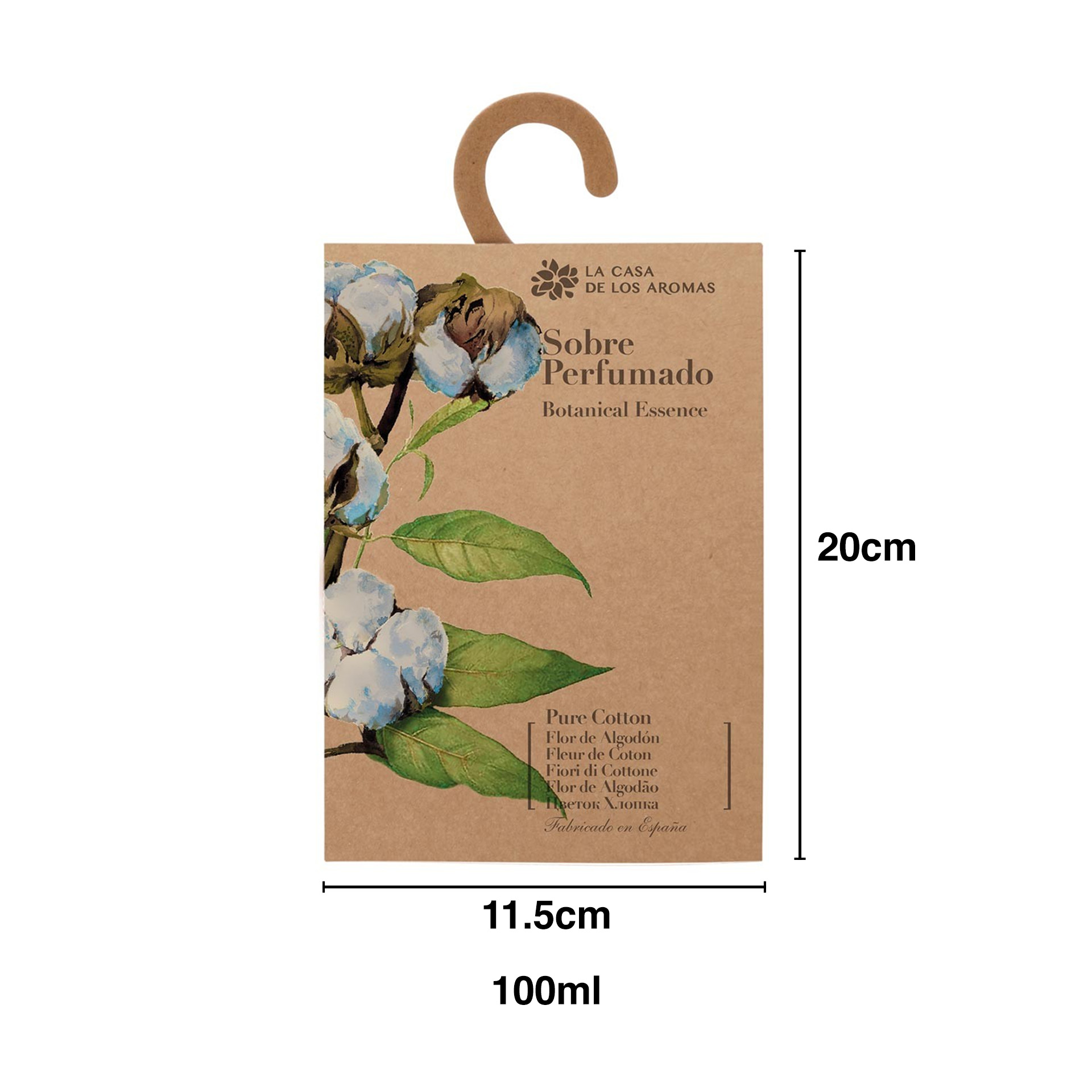 Saqueta Perfumada Armário Botanical Flor Algodão 100ml
