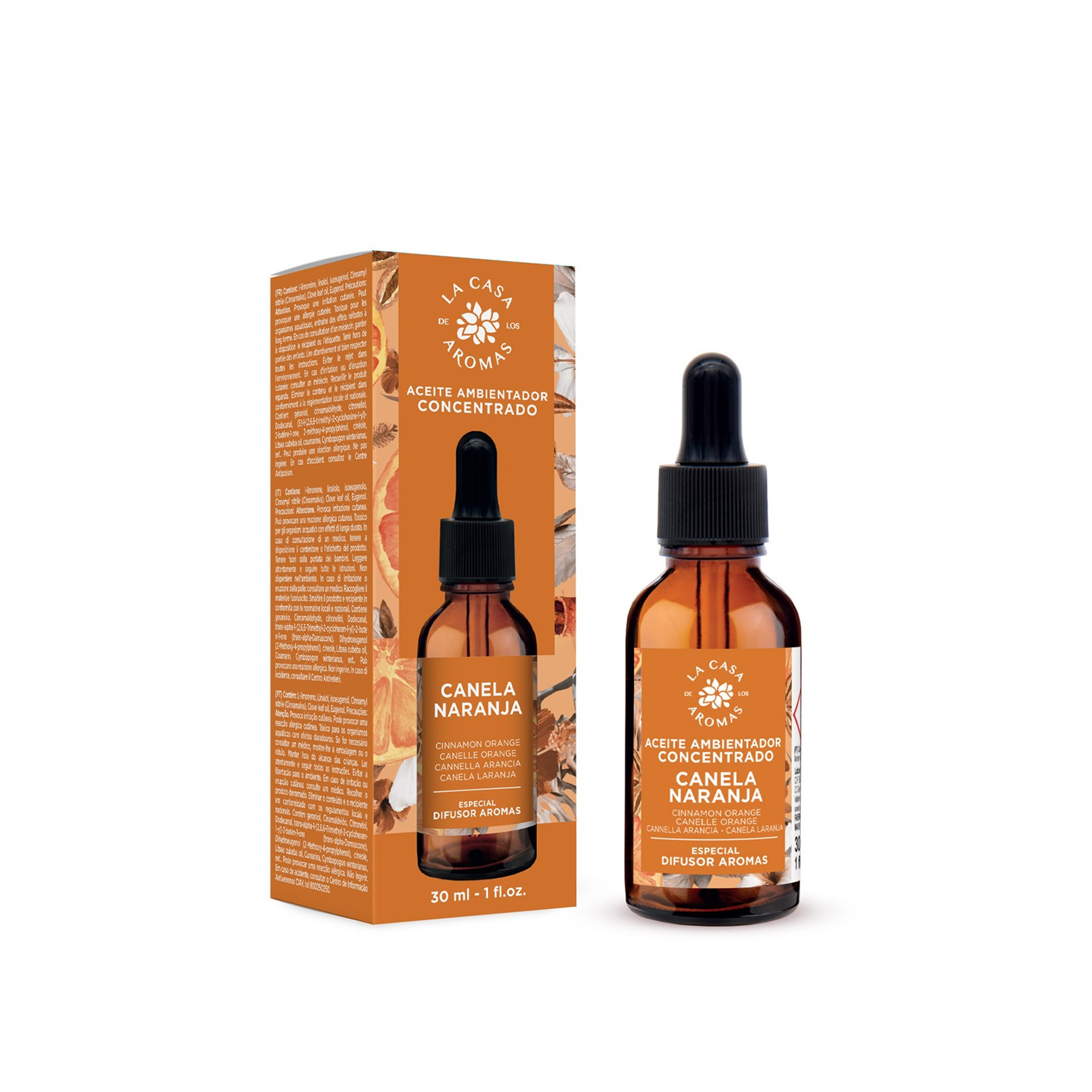 Óleo Aromático Canela/Laranja 30ml