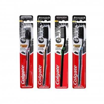 Escova Dentes Colgate Double Action Carvo Mdio