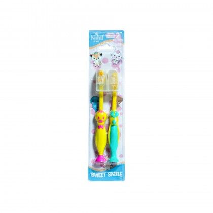 Escova Dentes Nobil Care Criana Pack 2