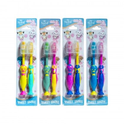 Escova Dentes Nobil Care Criana Pack 2